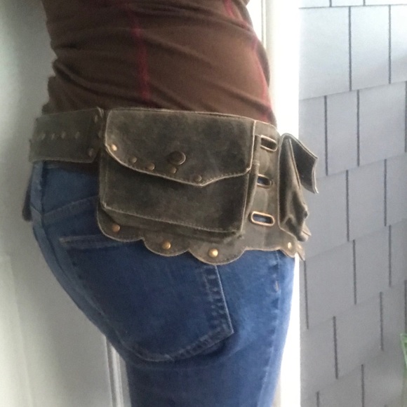 Leather hip belt bag Clearance